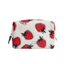 Load image into Gallery viewer, Coach Essential Cosmetic Pouch With Strawberry Print
