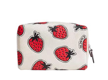 Load image into Gallery viewer, Coach Essential Cosmetic Pouch With Strawberry Print
