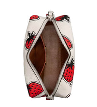 Load image into Gallery viewer, Coach Essential Cosmetic Pouch With Strawberry Print
