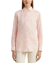 Load image into Gallery viewer, Lauren Ralph Lauren Linen Shirt Pink Opal Size XL
