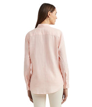 Load image into Gallery viewer, Lauren Ralph Lauren Linen Shirt Pink Opal Size XL
