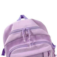 Load image into Gallery viewer, AD Travel Backpack, Multi-Pocket Waterproof College School Bag Lavender
