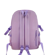 Load image into Gallery viewer, AD Travel Backpack, Multi-Pocket Waterproof College School Bag Lavender
