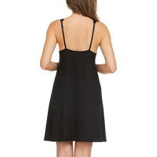 Load image into Gallery viewer, Flora Nikrooz Women&#39;s 2-Pack V-Neck Soft Lace Trim Chemise Pink/Black L
