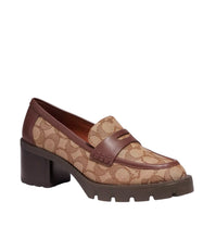 Load image into Gallery viewer, Coach Colleen Loafer In Signature Jacquard 9.5B
