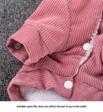 Load image into Gallery viewer, Holapet Cozy Fleece-Lined Pet Jacket for Small to Medium Dogs Size L Pink
