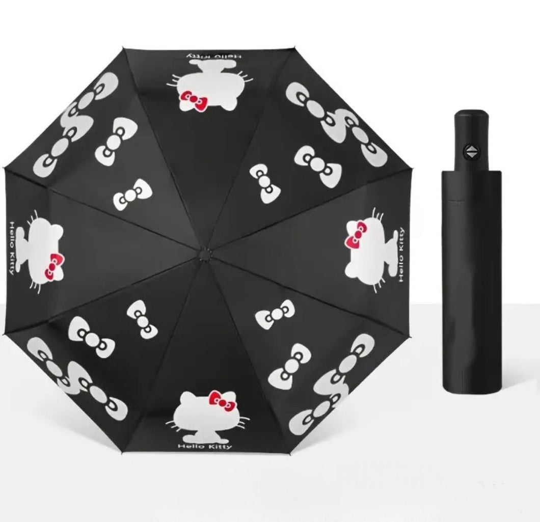 Sanrio Hello Kitty Pattern Automatic Folding Umbrella With UV Protection