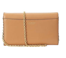 Load image into Gallery viewer, Lauren Ralph Lauren Leather Medium Adair Wallet Crossbody Summer Buff
