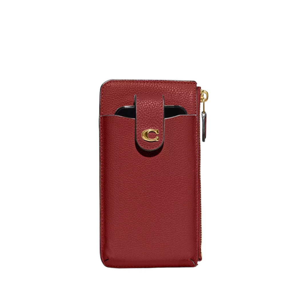 Coach Essential Phone Wallet B4/Enamel Red