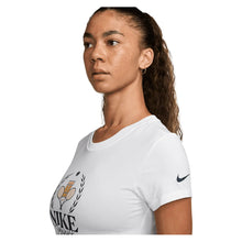 Load image into Gallery viewer, NIKE Women&#39;s Paris Dri-FIT Slam Tennis Tee White L
