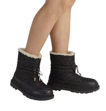 Load image into Gallery viewer, COACH Women&#39;s Kailee Nylon Boots Size 9 B. Color Black CE303
