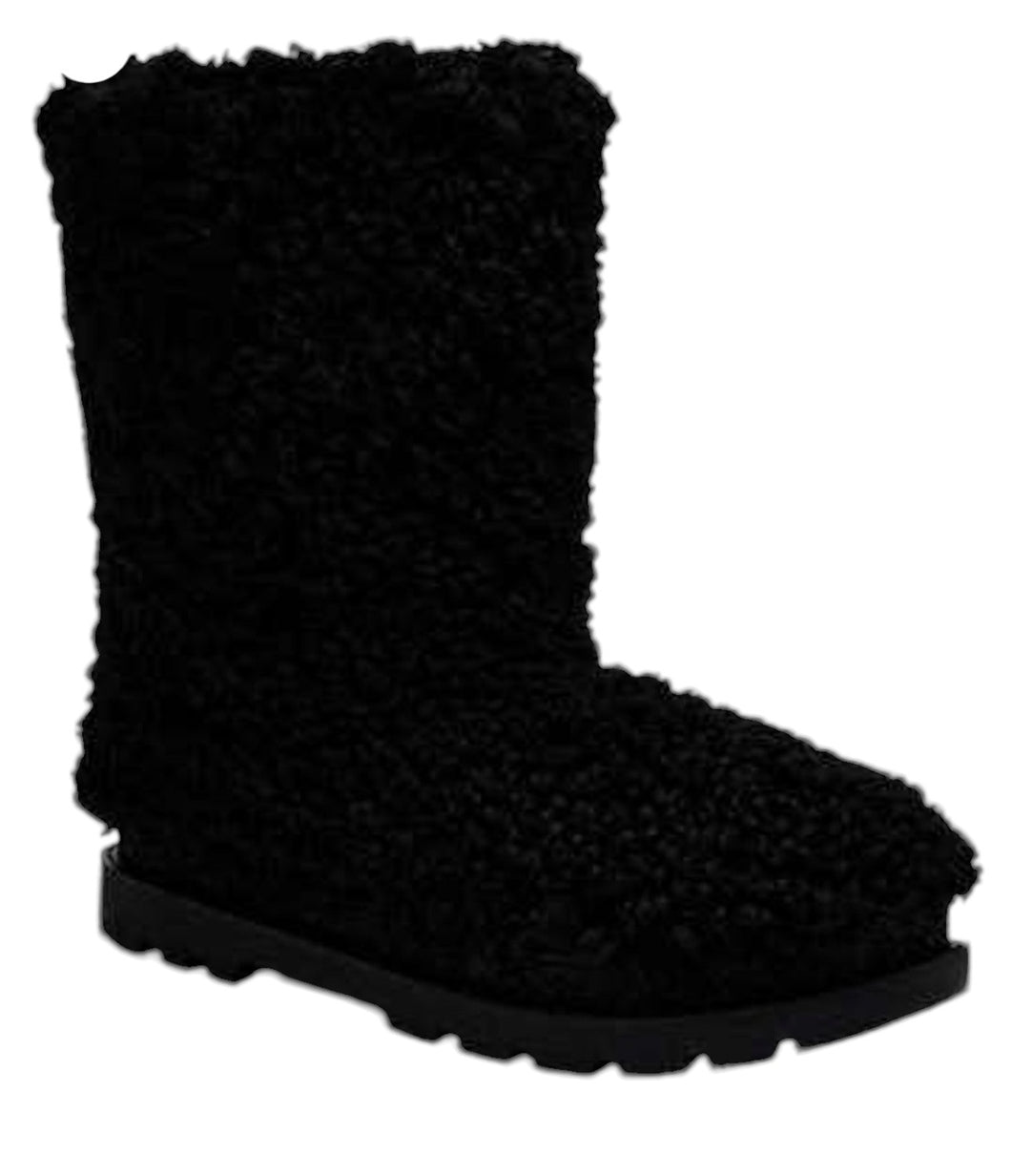 Coach Deena Shearling Bootie Black 9B