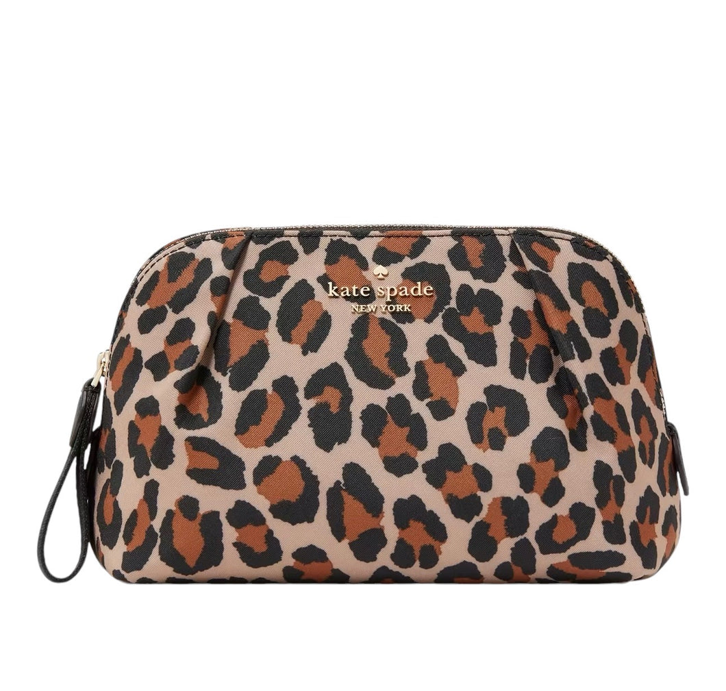 Kate Spade Chelsea Spotted Leopard Cosmetic Bag