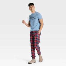 Load image into Gallery viewer, Men&#39;s Regular Fit Pajama Pants- Goodfellow &amp; Co&#39;™ Blue S
