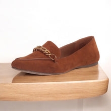 Load image into Gallery viewer, Espirit Binnie Loafer Flat. Tan 8.5M

