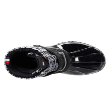 Load image into Gallery viewer, Tommy Hilfiger&#39;s Huski rain boots. Black 8
