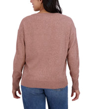 Load image into Gallery viewer, Lucky Brand Women&#39;s V-Neck Sweater Pink(Cognac) M
