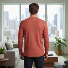 Load image into Gallery viewer, Goodfellow &amp; Co Men's Vintage Long Sleeve Henley T-Shirt Red L
