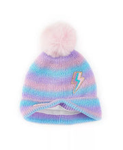 Load image into Gallery viewer, InMocean Rainbow Sugar Big Girls Hat with Patches and Gloves, 2 Piece Set
