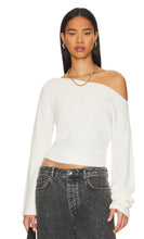 Load image into Gallery viewer, Lovers &amp; Friends ALAYAH Off Shoulder Sweater White S
