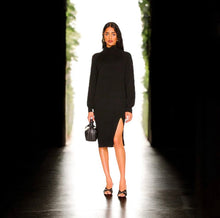 Load image into Gallery viewer, One grey day Rassi Midi Dress in Black S
