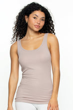 Load image into Gallery viewer, Felina Cotton Ribbed Tank Top 3-Pack Calm Seas L
