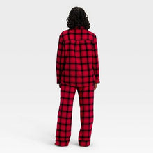 Load image into Gallery viewer, Wondershop Women's Plaid Flannel 2 Piece Family Sleep Set Red/Black M
