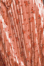 Load image into Gallery viewer, My Fleur-ever Rusty Rose Floral Print Velvet Smocked Mini Dress Rusty Rose S

