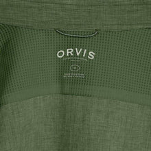 Load image into Gallery viewer, Orvis Men's UPF 30+ Lightweight Woven Short Sleeve Tech Shirt, Green M
