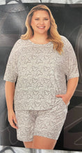 Load image into Gallery viewer, Mickey Mouse Short Pajama Set with Pockets Size S Women's Grey
