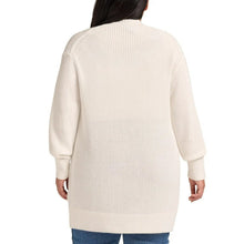 Load image into Gallery viewer, Max and Mia Women's Open Front Long Sleeve Cardigan Sweater Ivory S
