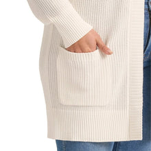 Load image into Gallery viewer, Max and Mia Women's Open Front Long Sleeve Cardigan Sweater Ivory S
