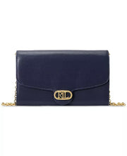 Load image into Gallery viewer, LAUREN RALPH LAUREN Leather Medium Adair Crossbody French Navy
