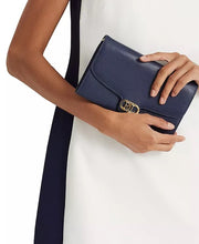 Load image into Gallery viewer, LAUREN RALPH LAUREN Leather Medium Adair Crossbody French Navy
