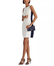 Load image into Gallery viewer, LAUREN RALPH LAUREN Leather Medium Adair Crossbody French Navy
