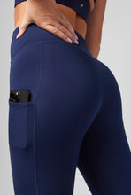 Load image into Gallery viewer, Fabletics Anywhere Motion365+ High-Waisted Pocket Legging Navy S
