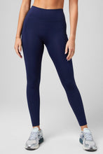 Load image into Gallery viewer, Fabletics Anywhere Motion365+ High-Waisted Pocket Legging Navy S
