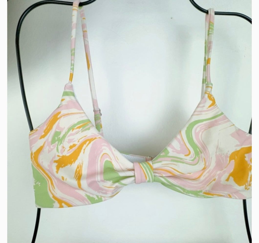 Lost and Wander Radiant River Bikini Bra Small