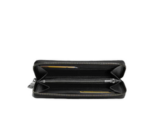 Load image into Gallery viewer, Coach Accordion Wallet In Signature Leather Black
