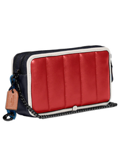 Load image into Gallery viewer, Coach Kira Crossbody With Colorblock Quilting Red
