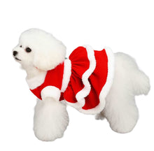 Load image into Gallery viewer, Andrea’s Deals Christmas Plush Dog Dress M
