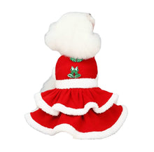 Load image into Gallery viewer, Andrea’s Deals Christmas Plush Dog Dress M
