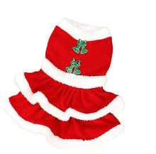 Load image into Gallery viewer, Andrea’s Deals Christmas Plush Dog Dress M
