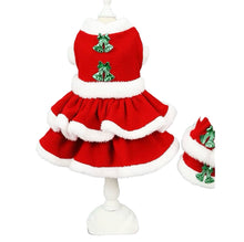 Load image into Gallery viewer, Andrea’s Deals Christmas Plush Dog Dress M
