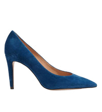 Load image into Gallery viewer, Coach Skyler Suede Pumps 9.5 B True Blue
