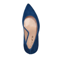 Load image into Gallery viewer, Coach Skyler Suede Pumps 9.5 B True Blue
