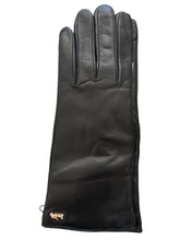 Load image into Gallery viewer, Coach Horse And Carriage Leather Tech Gloves Black
