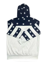 Load image into Gallery viewer, Copy of Andrea’s Deals Flag Print Drawstring Hoodie Large
