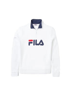 Load image into Gallery viewer, Fila Greer 1/4 Zip White Small
