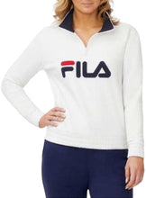 Load image into Gallery viewer, Fila Greer 1/4 Zip White Small
